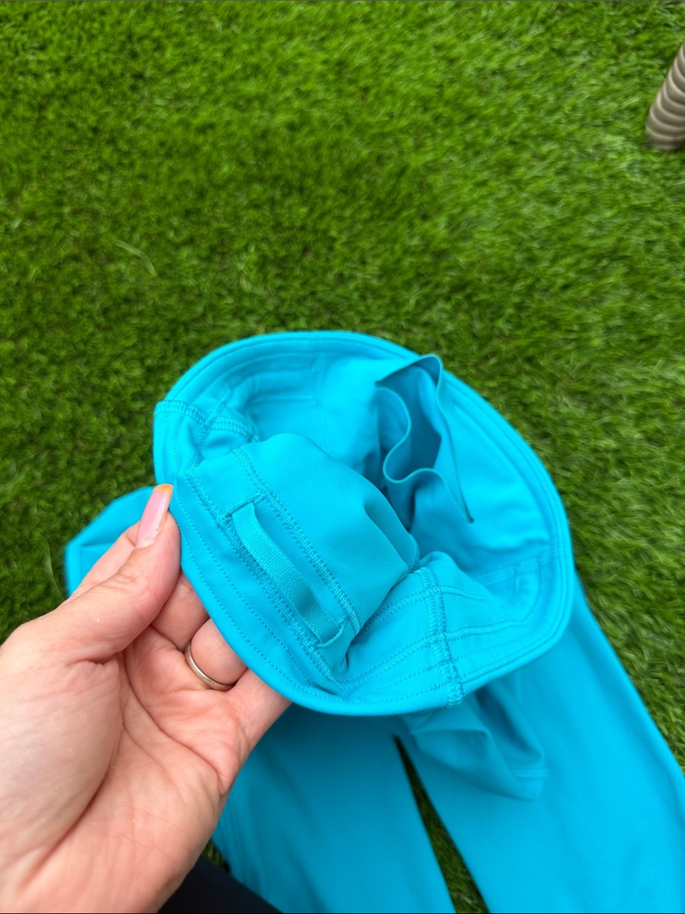 lululemon athletica Bright Turquoise High-Waist Leggings - Picture 3 of 4